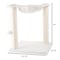 Pet Adobe Cat tree and Scratcher with 2 Sisal Post, Bed and Interactive Toy Play for Cats/Kitten, 15.75-inch 408946VOD - alternate 2